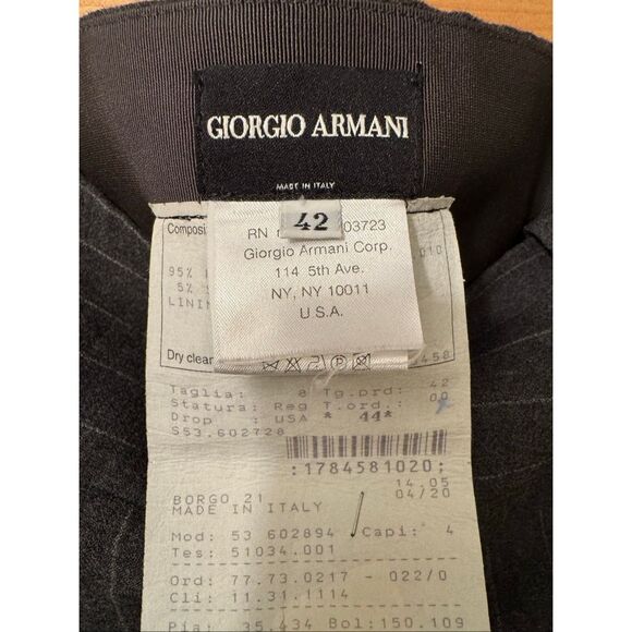 Georgio Armani Wool Skirt *note - Picture 4 of 8